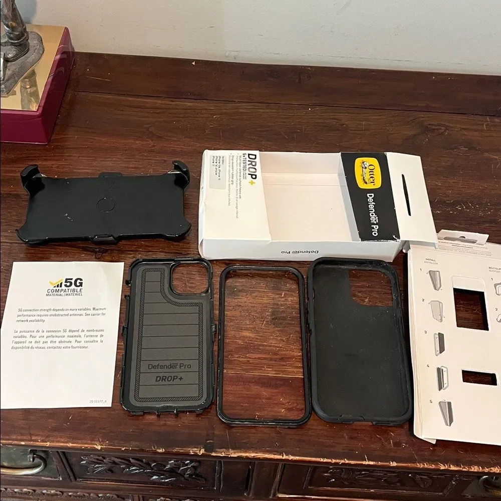 OtterBox Defender Pro Series Case iPhone 13 Drop Protection 5x Military Used